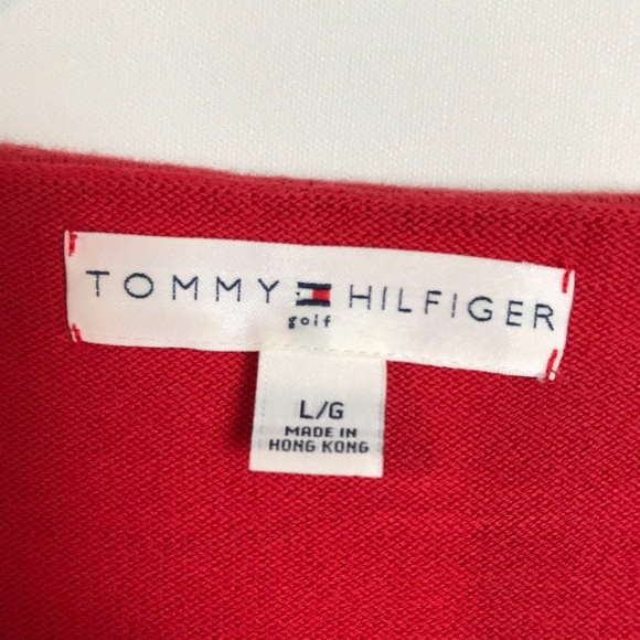 TOMMY HILFIGER The Ohio State University Women Red Crop Long Sleeve Lace Top L. - Picture 5 of 5
